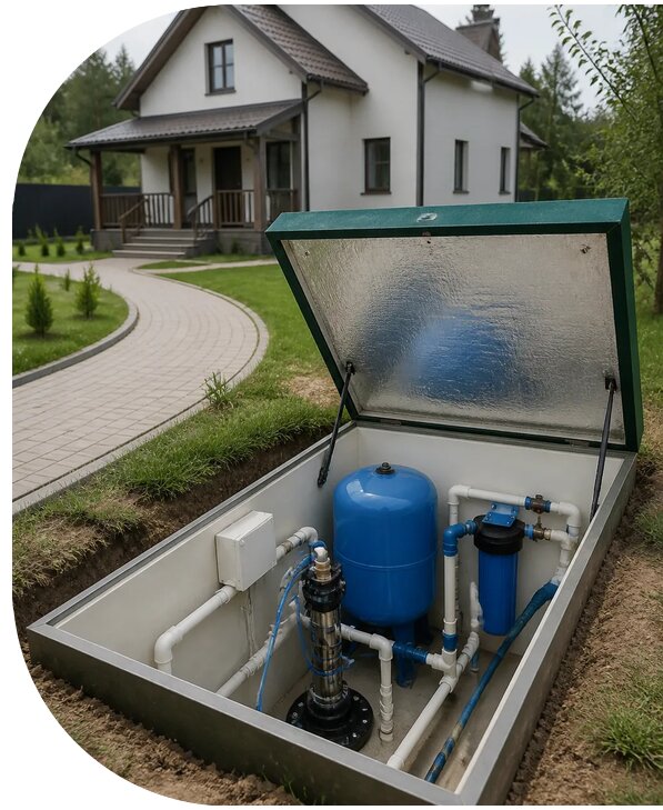 Автономное водоснабжение дома в Жигулёвске от 151785 р. | АПаруса-Жгл